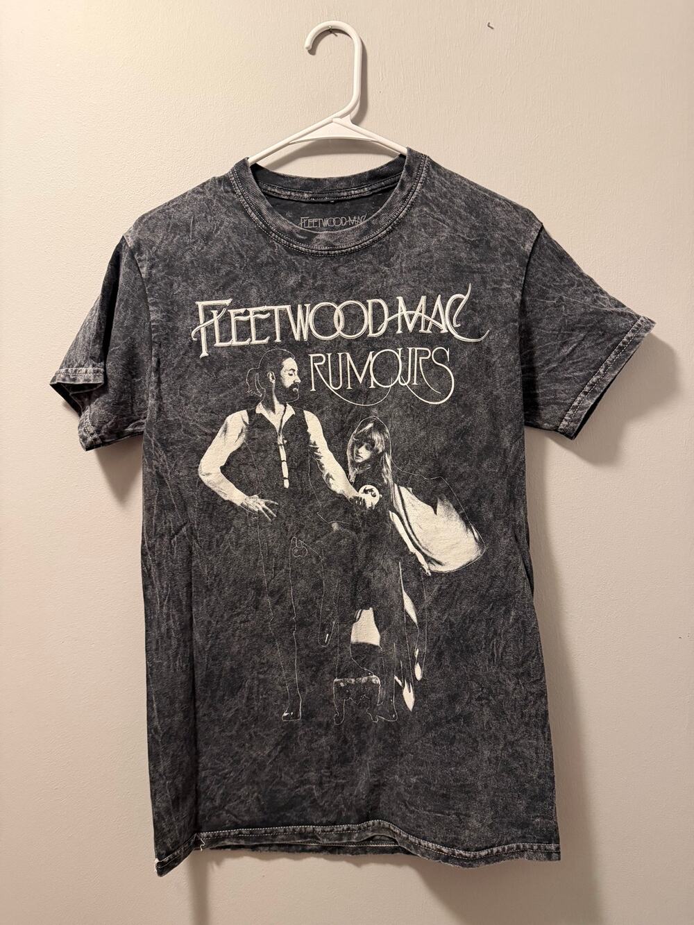 Fleetwood Mac rumors acid wash Tee shirt small